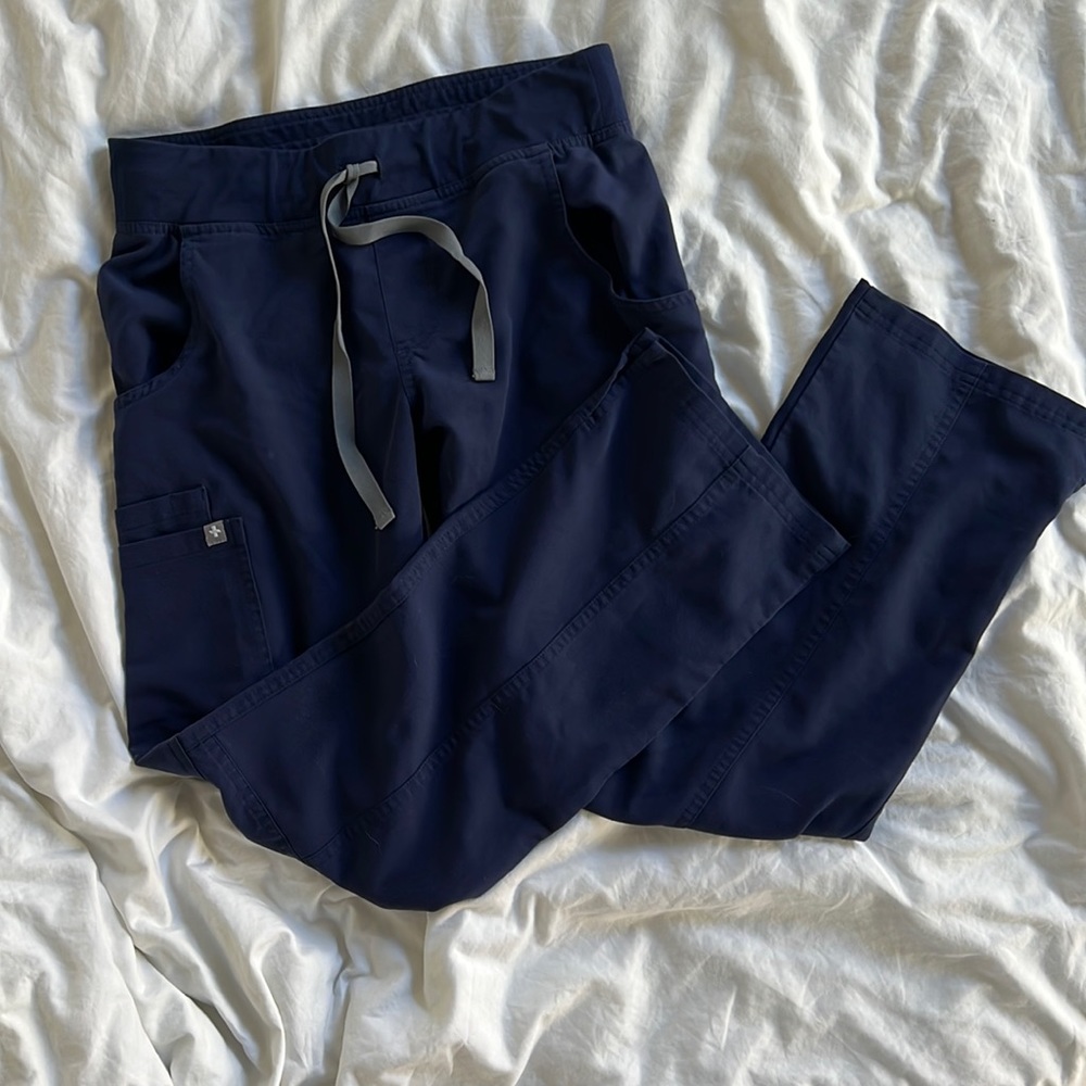 Figs navy XS petite kade cargo pants